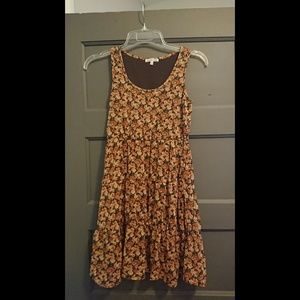 Floral patterned Charlotte Russe fall dress